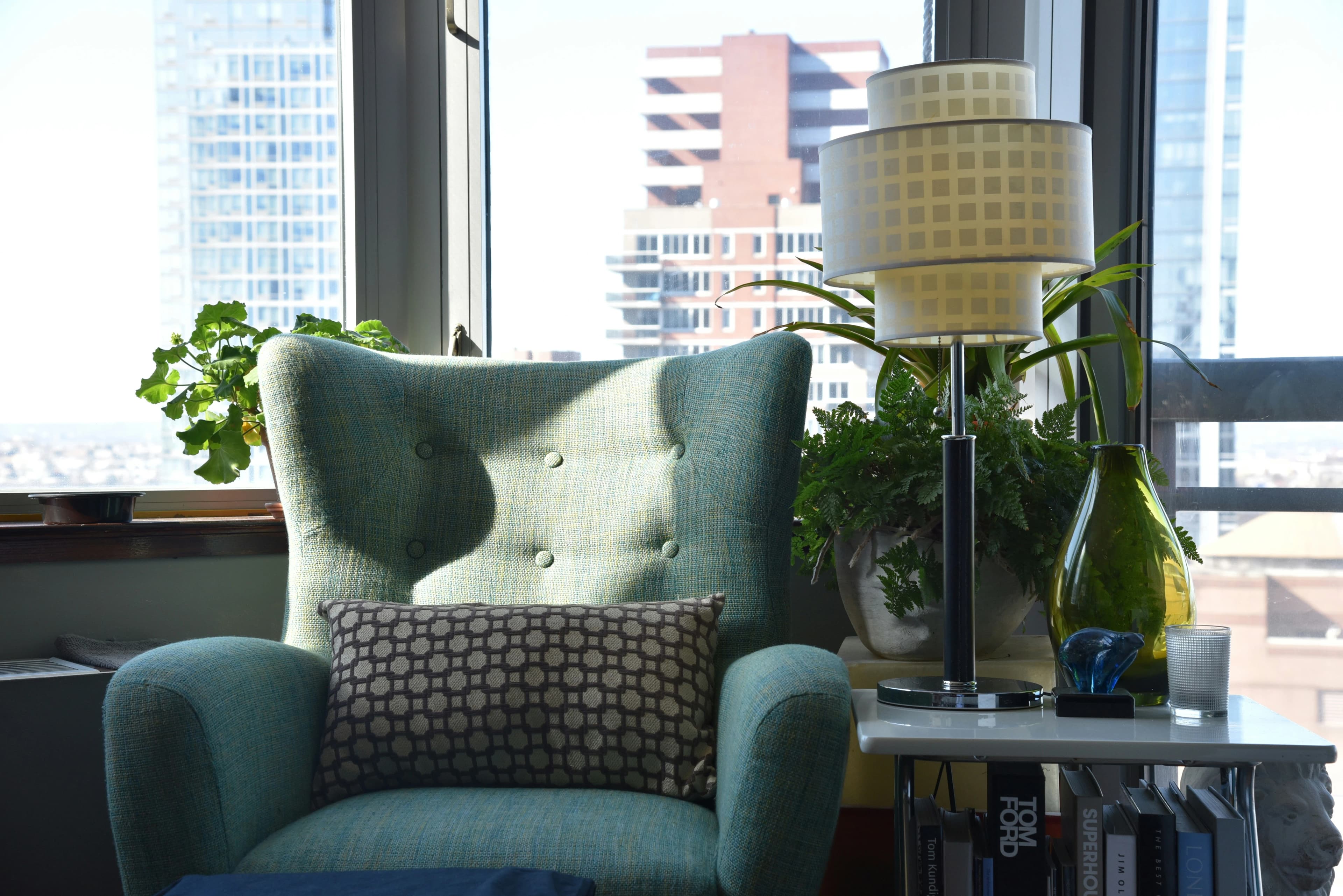 Luxury apartment interior in New York — premium property with Manhattan views